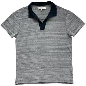 Orlebar Brown Felix Polo Shirt Shade Black Melange Men's Size Medium